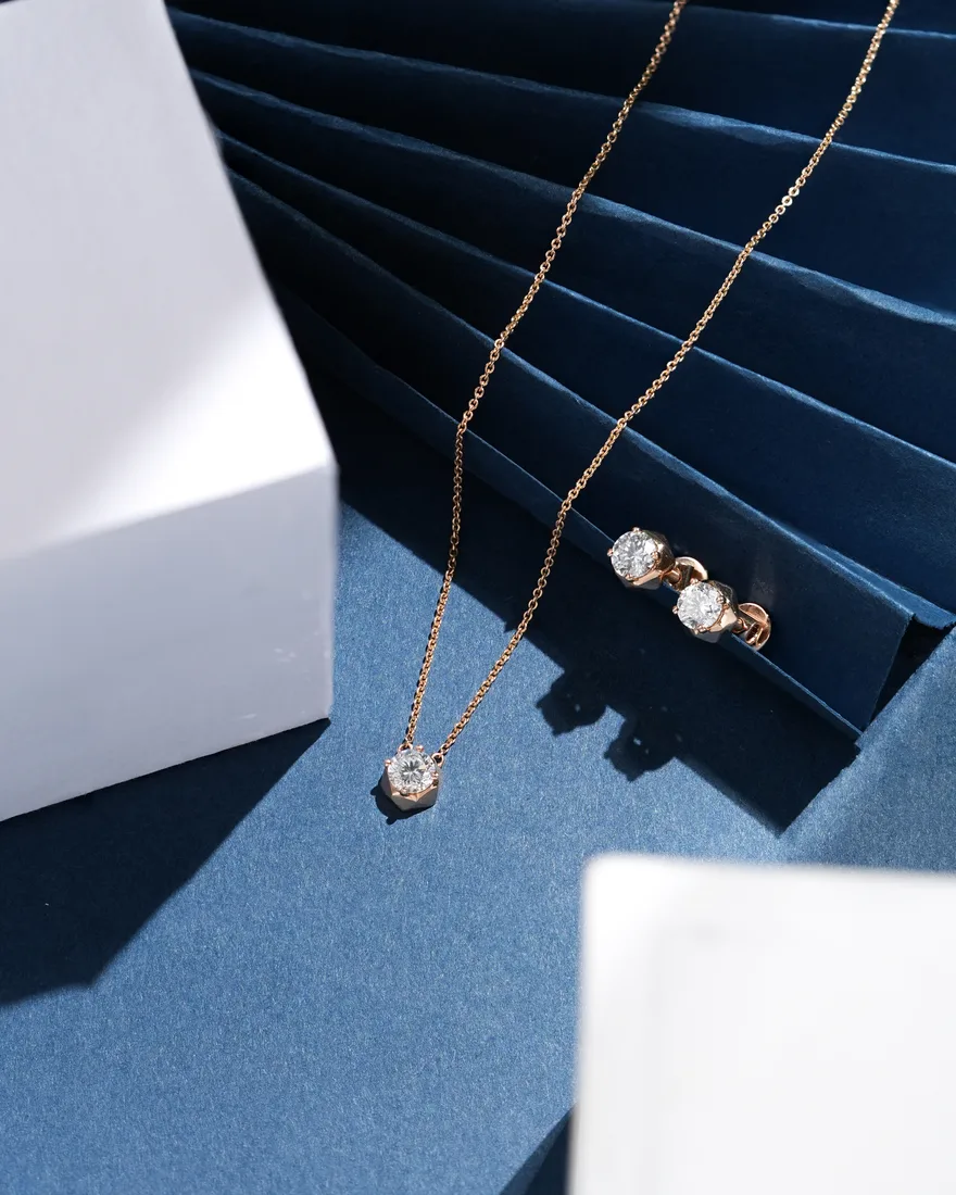 Solis Round Pendant & Studs