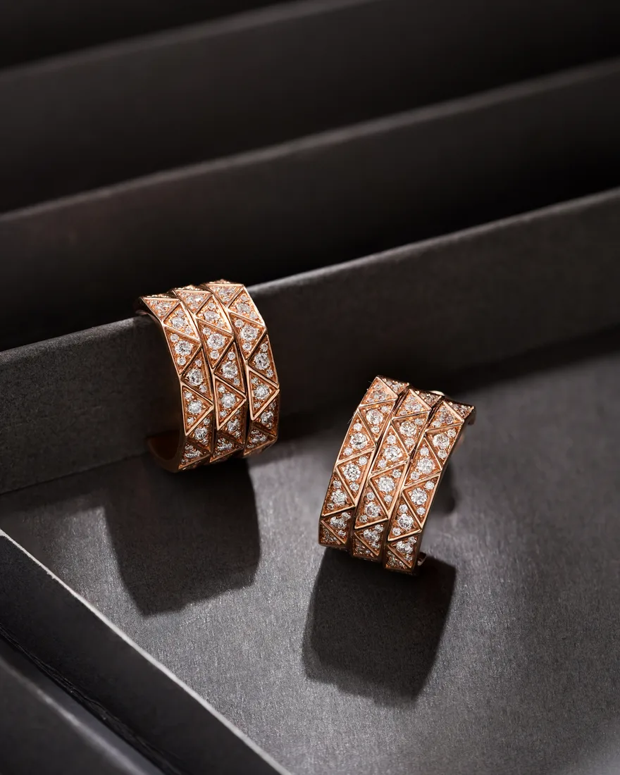 Curve Pavé Hoops