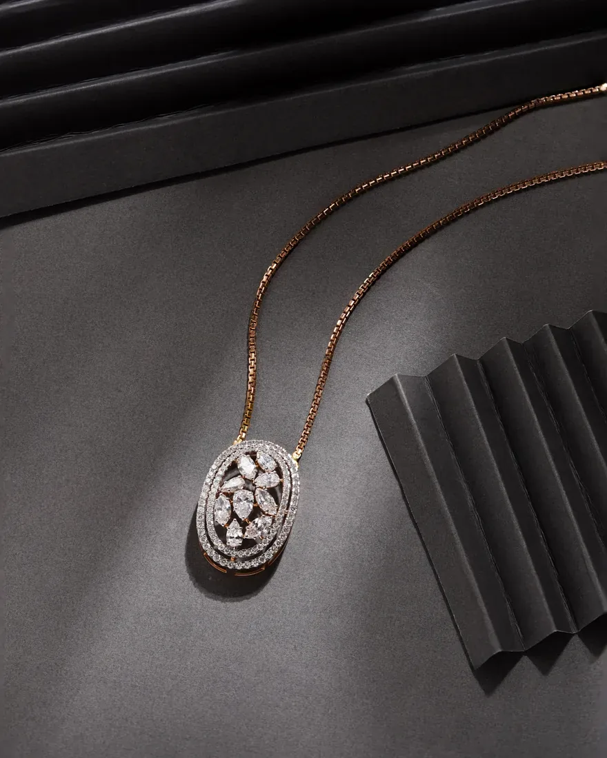 Mosaic Oval Pendant
