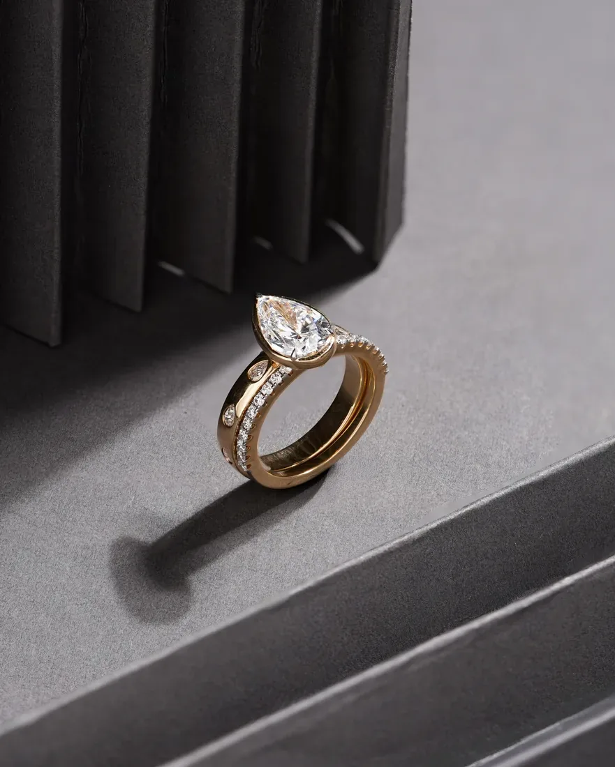 Solis Pear Ring