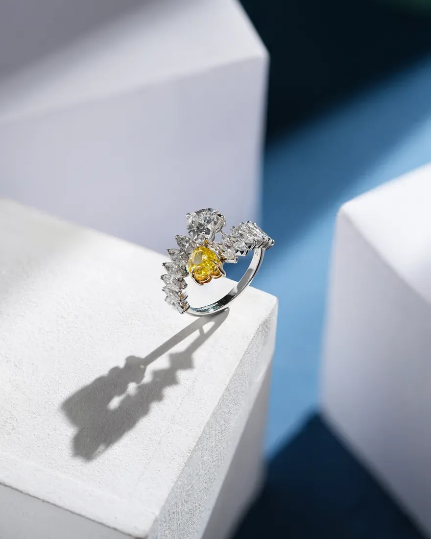 Hue Yellow Diamond Ring