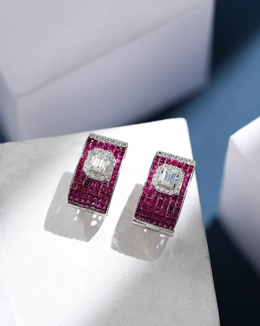Hue Ruby Studs
